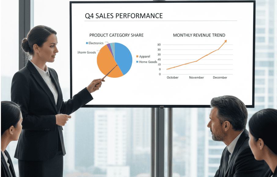 Chart Maker create chart to display report